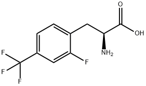 2-Fluoro-4-(trifluoromethyl)-Dl-phenylalanine Structure