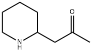 1-(2-ピペリジニル)-2-プロパノン 化学構造式