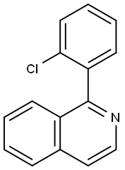 1-(2-CHLORO-PHENYL)-ISOQUINOLINE 结构式