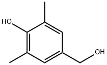 4-(羟甲基)-2,6-二甲酚 结构式