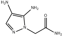1H-Pyrazole-1-acetamide,  4,5-diamino- Structure