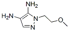 1H-Pyrazole-4,5-diamine,  1-(2-methoxyethyl)- Structure