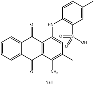 2-[(4-アミノ-9,10-ジヒドロ-3-メチル-9,10-ジオキソアントラセン-1-イル)アミノ]-5-メチルベンゼンスルホン酸ナトリウム