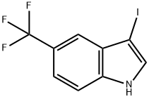 3-Iodo-5-trifluoromethyl-1H-indole Structure