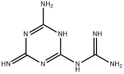 1-(4,6-二氨基-1,3,5-三嗪-2-基)胍 结构式