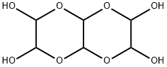 ヘキサヒドロ[1,4]ジオキシノ[2,3-b]-1,4-ジオキシン-2,3,6,7-テトラオール 化学構造式