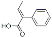 2-フェニル-2-ブテン酸 化学構造式