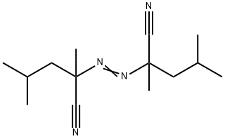 2,2'-Azobis(2,4-dimethyl)valeronitrile Struktur