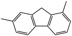 1,7-DIMETHYLFLUORENE, 442-66-0, 结构式
