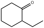 2-エチルシクロヘキサノン 化学構造式