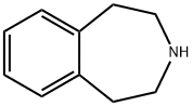 2,3,4,5-テトラヒドロ-1H-3-ベンズアゼピン 化学構造式