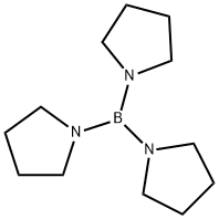 三(四氢吡咯)硼烷, 4426-24-8, 结构式