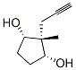 1,3-Cyclopentanediol,2-methyl-2-(2-propynyl)-,(1-alpha-,2-alpha-,3-alpha-)-(9CI) Structure