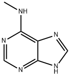 6-(甲氨基)嘌呤 结构式