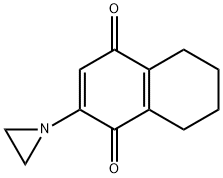 2-ethyleneimino-5,6,7,8-tetrahydronaphthoquinone Struktur