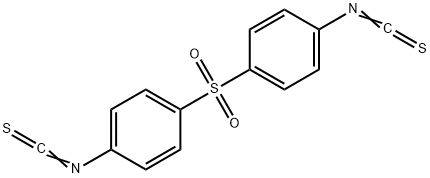 ビス(4-イソチオシアナトフェニル)スルホン 化学構造式