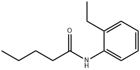 Pentanamide, N-(2-ethylphenyl)- (9CI) Structure