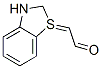 Acetaldehyde, 2(3H)-benzothiazolylidene- (9CI) Structure