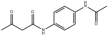 N-(4-アセチルアミノフェニル)アセトアセトアミド 化学構造式