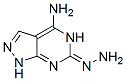 6H-Pyrazolo[3,4-d]pyrimidin-6-one,4-amino-1,5-dihydro-,hydrazone(9CI) Structure