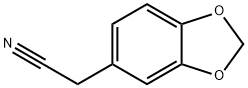 3,4-(Methylenedioxy)phenylacetonitrile Struktur
