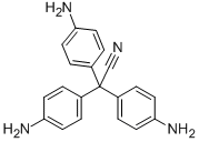 トリス(4-アミノフェニル)アセトニトリル 化学構造式
