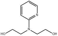 bis-(2-hydroxy-ethyl)-[2]pyridyl-amine Structure