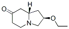 7(1H)-Indolizinone,2-ethoxyhexahydro-,(2R,8aS)-(9CI) Structure