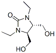 2-Imidazolidinone,1,3-diethyl-4,5-bis(hydroxymethyl)-,(4S,5S)-(9CI) Structure