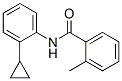 Benzamide, N-(2-cyclopropylphenyl)-2-methyl- (9CI) Structure