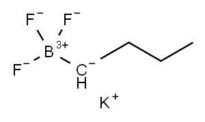カリウムブチルトリフルオロボラート 化学構造式