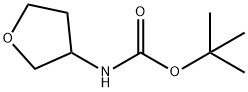 Carbamic acid, (tetrahydro-3-furanyl)-, 1,1-dimethylethyl ester (9CI) Structure