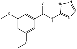Benzamide, 3,5-dimethoxy-N-1H-1,2,4-triazol-3-yl- (9CI) Structure