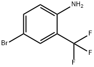 2-アミノ-5-ブロモベンゾトリフルオリド 化学構造式