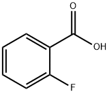 2-Fluorobenzoic acid Struktur