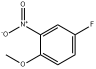 4-フルオロ-2-ニトロアニソール 化学構造式