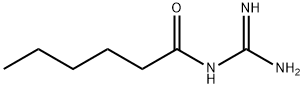 N-アミジノヘキサンアミド 化学構造式