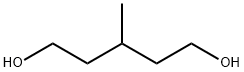 3-メチル-1,5-ペンタンジオール 化学構造式