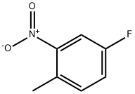 4-氟-2-硝基甲苯, 446-10-6, 结构式