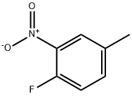 4-氟-3-硝基甲苯, 446-11-7, 结构式