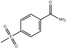4-Methanesulfonylbenzamide 结构式