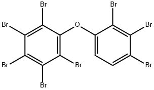 (ペンタブロモフェニル)(2,3,4-トリブロモフェニル)エーテル 化学構造式