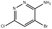 3-Amino-4-bromo-6-chloropyridazine Structure