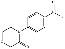 4-(4-NITROPHENYL)MORPHOLIN-3-ONE Structure