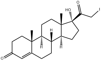 17Α-羟基-21-碘黄体酮, 4470-79-5, 结构式
