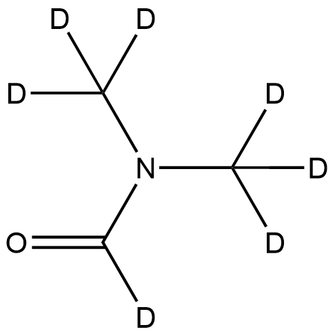 N,N-二甲基甲酰胺-d7 结构式