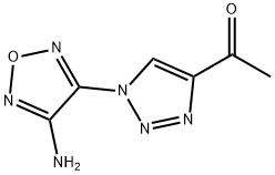 Ethanone, 1-[1-(4-amino-1,2,5-oxadiazol-3-yl)-1H-1,2,3-triazol-4-yl]- (9CI) Structure