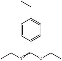 Benzenecarboximidic acid, N,4-diethyl-, ethyl ester (9CI) Structure