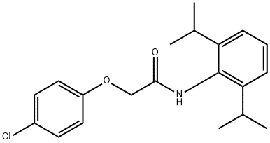 2-(4-chlorophenoxy)-N-(2,6-diisopropylphenyl)acetamide Structure