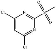 4,6-Dichloro-2-(methylsulfonyl)pyrimidine Struktur
